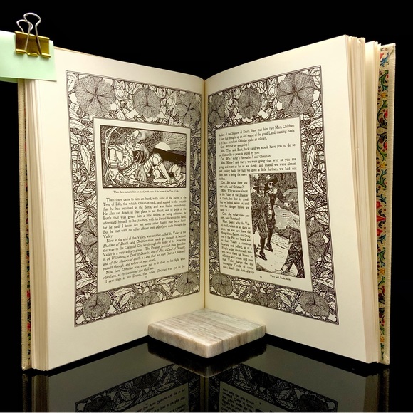 The Pilgrim’s Progress Book John Bunyan Hardcover 1972 Kingsport Press Large - Picture 11 of 16